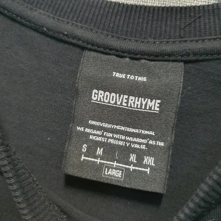 [BUNJANG] Groove Lime Logo Round Short Sleeve T-shirt L / 그루브라임 로고 라운드 반팔티 L