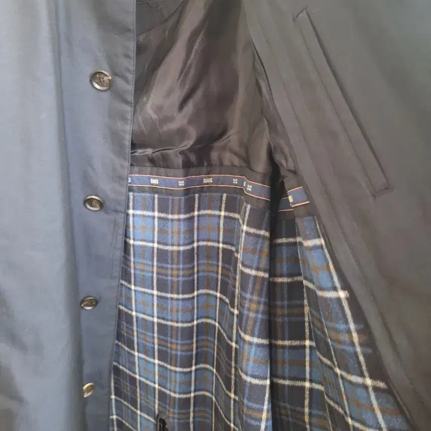 [BUNJANG] Daks Trench Coat (Navy) - Men&