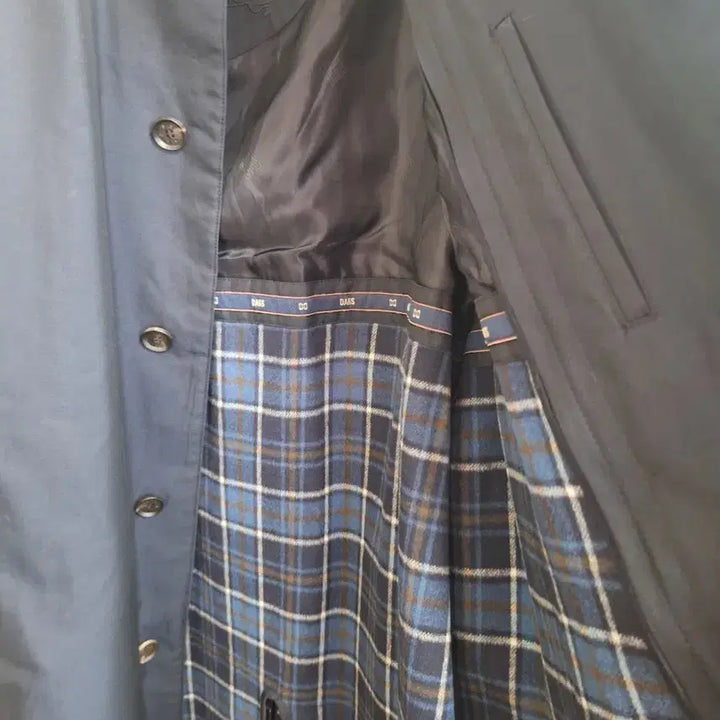 [BUNJANG] Daks Trench Coat (Navy) - Men&