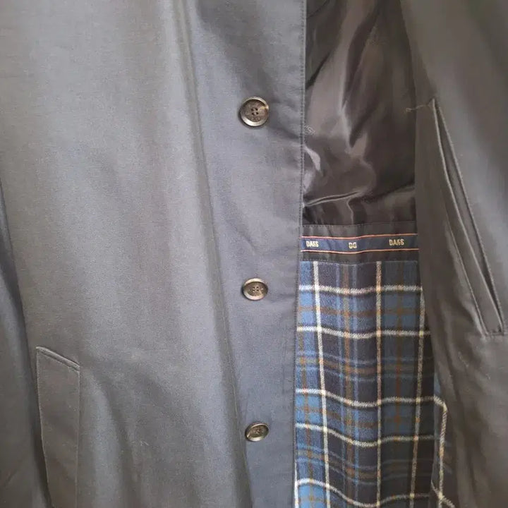 [BUNJANG] Daks Trench Coat (Navy) - Men&