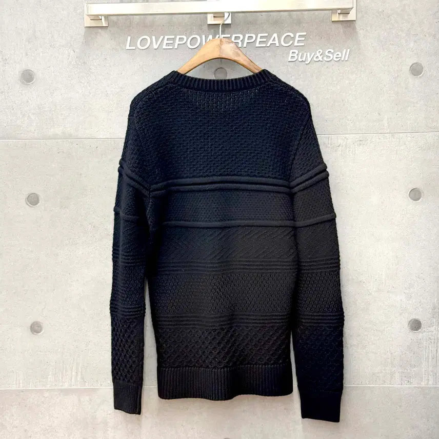 [BUNJANG] Neil Barrett Wool Blend Knit Sweater / 닐바렛 울x아크릴 니트 블랙 bma153606 -F032007