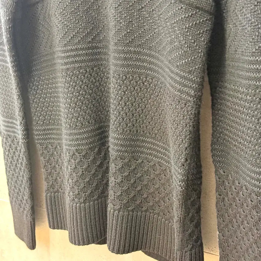 [BUNJANG] Neil Barrett Wool Blend Knit Sweater / 닐바렛 울x아크릴 니트 블랙 bma153606 -F032007