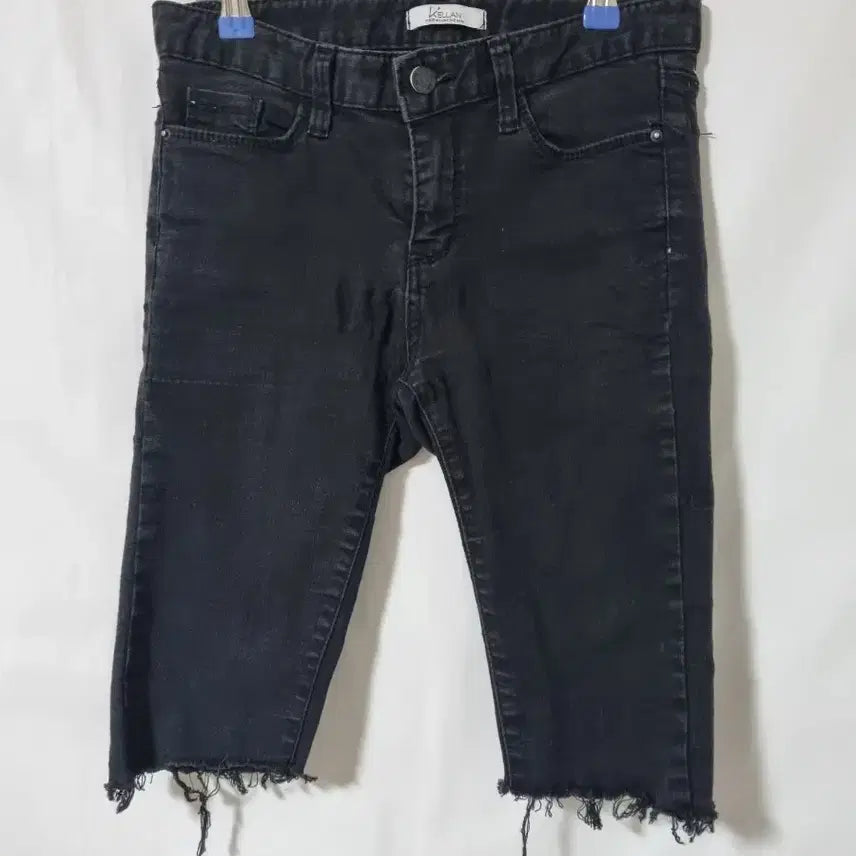 [BUNJANG] Kellan Premium Denim Shorts Black / 켈란 프리미엄 데님 반바지 블랙