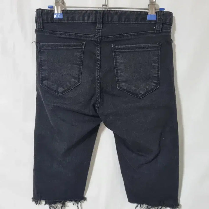[BUNJANG] Kellan Premium Denim Shorts Black / 켈란 프리미엄 데님 반바지 블랙