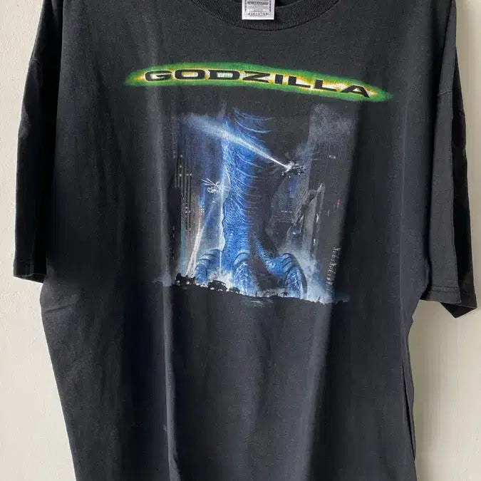 [BUNJANG] Godzilla 90s Movie T-Shirt / 빈티지 90s 고질라 영화 티셔츠 2xl xxl