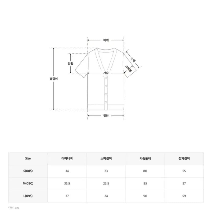 [SOLD OUT] (새상품) 스파오 케이블 반팔 가디건