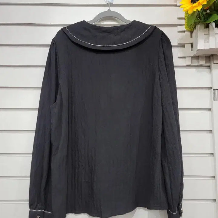 [BUNJANG] KARRRA Black Sailor Collar Blouse / 