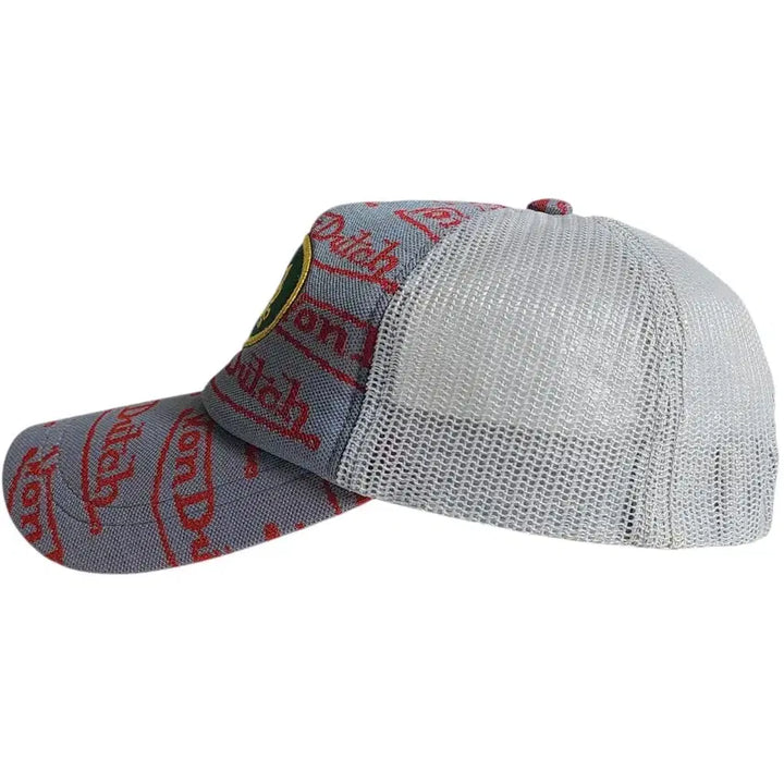 [BUNJANG] VonDuTch Y2K Monogram Logo Mesh Trucker Cap / VonDuTch) 본더치 Y2K 모노그램 로고 메쉬 트러커 캡
