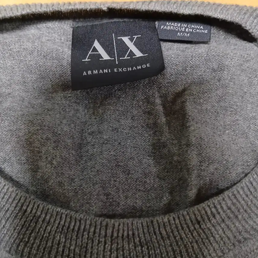 [BUNJANG] Armani Exchange Silk Blend Knit Top M / 아르마니 익스체인지 실크 라운드 니트티 M