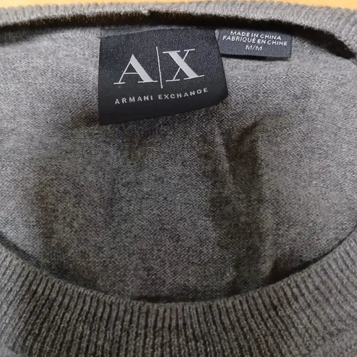 [BUNJANG] Armani Exchange Silk Blend Knit Top M / 아르마니 익스체인지 실크 라운드 니트티 M