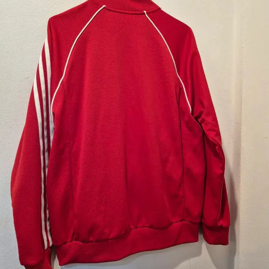 [BUNJANG] Adidas Red Tri-Stripe Jersey / 아디다스 빨간색 삼선 져지