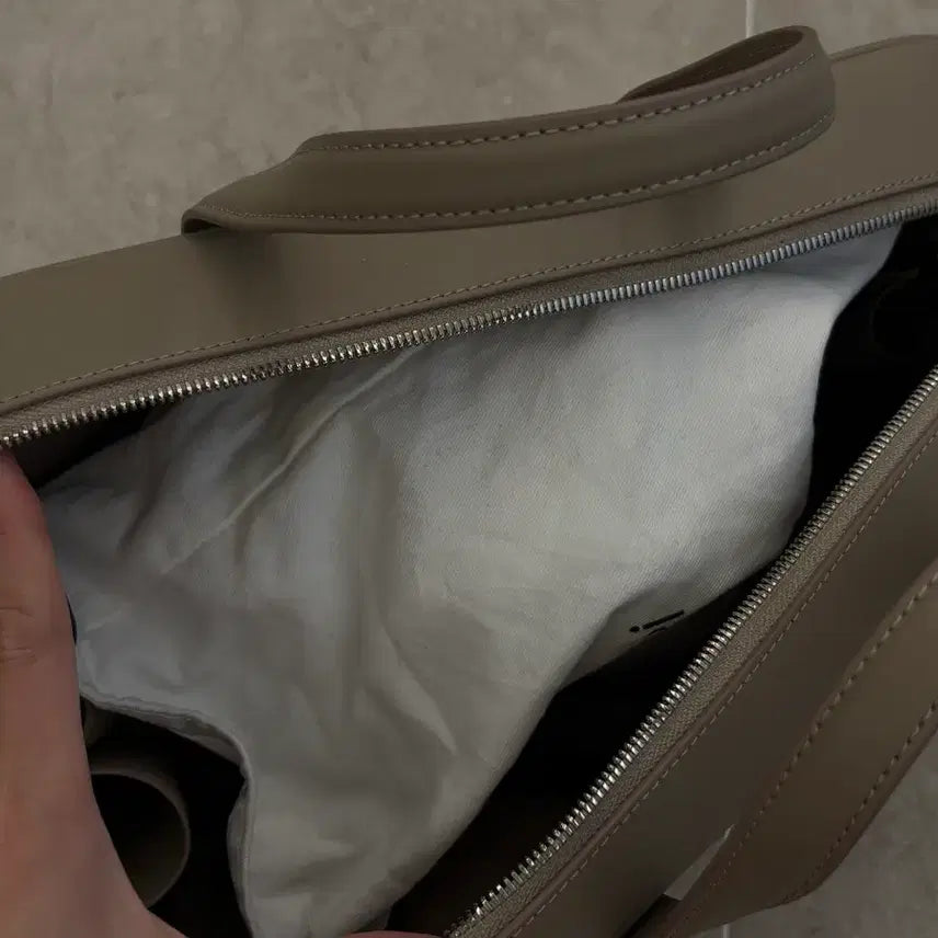 [BUNJANG] ROH Square Bag Large Tote - Taupe / ROH 로서울 스퀘어백 라지 토프색