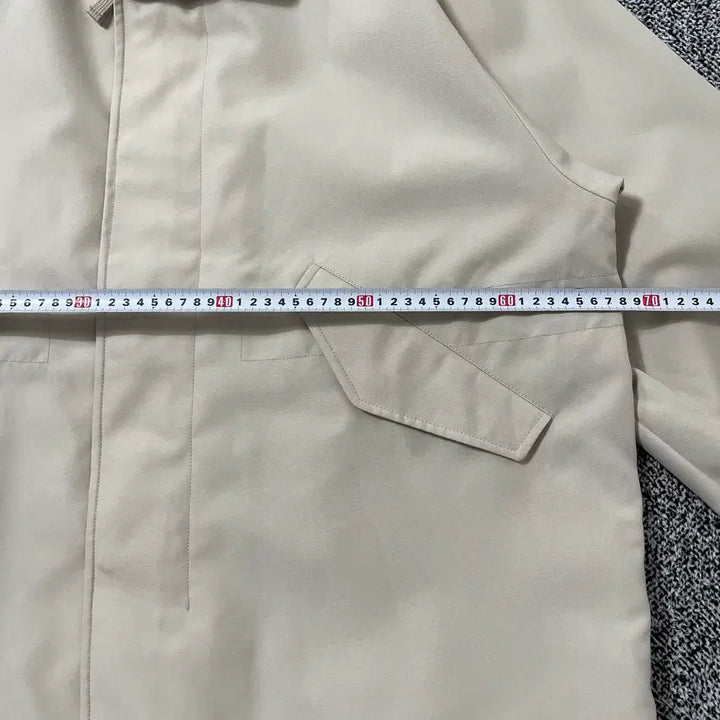 [BUNJANG] TNTG Shell Parka Bomber Jacket Ivory Beige / 빈티지9. TNTG 쉘 파카 봄버 점퍼 아이보리 베이지