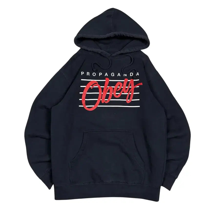 [BUNJANG] OBEY Charcoal Hoodie / 오베이 차콜컬러 후드티