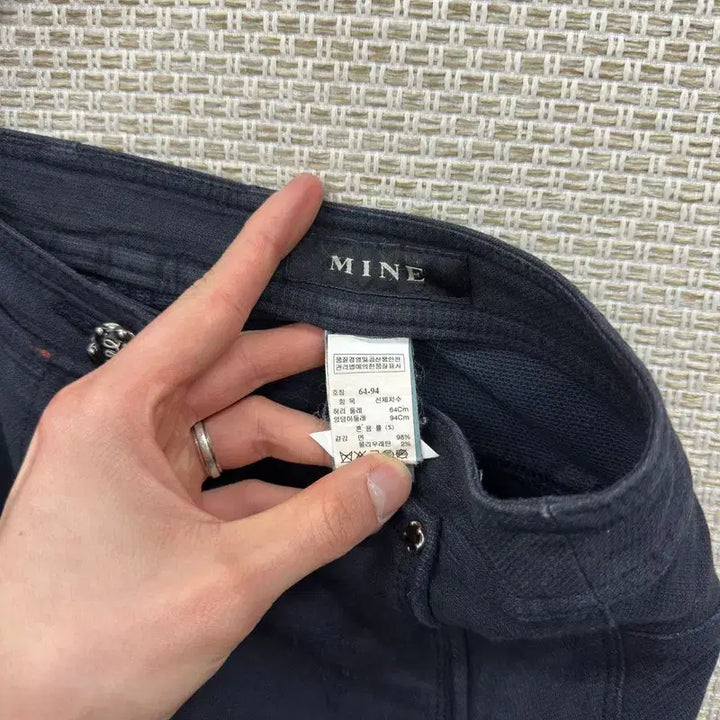 [BUNJANG] Mine Hansem Casual Cotton Pants / 마인 한섬 캐주얼 코튼팬츠 면바지 64 A07151