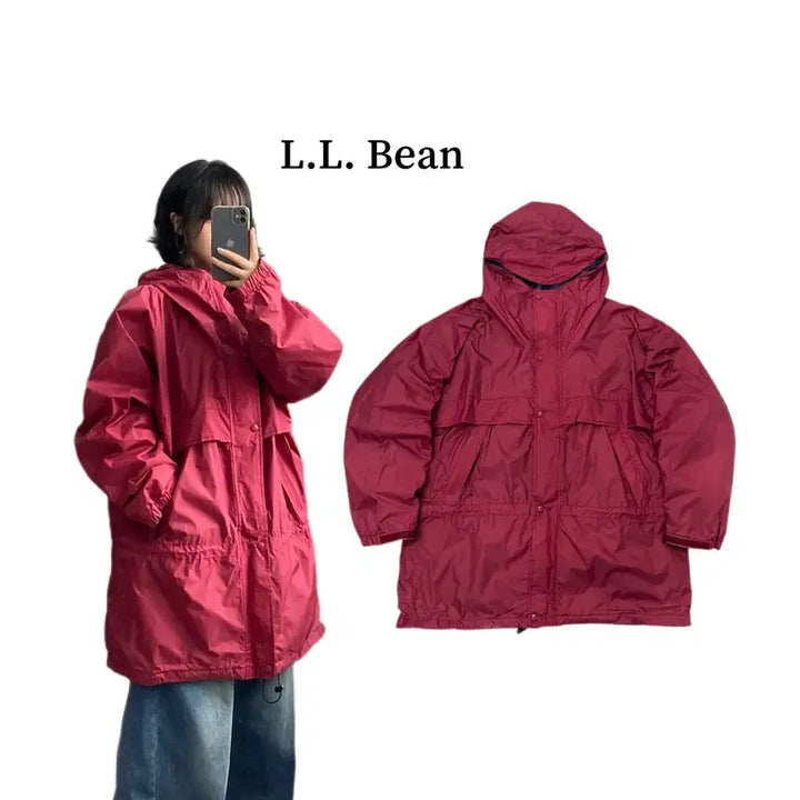 [BUNJANG] L.L.Bean Nylon Windbreaker Jacket / 엘엘빈 풀오버 고프코어 나일론 바람막이 자켓