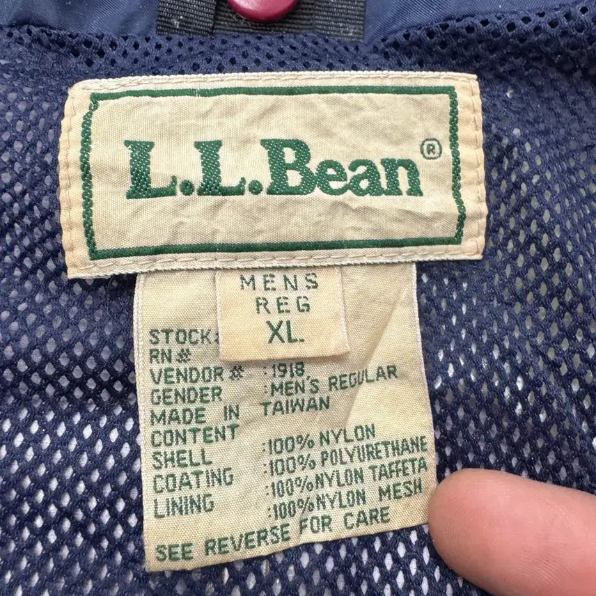 [BUNJANG] L.L.Bean Nylon Windbreaker Jacket / 엘엘빈 풀오버 고프코어 나일론 바람막이 자켓