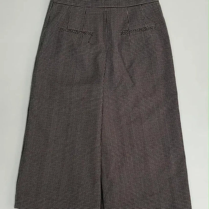[BUNJANG] System Houndstooth Check Wrap Skirt / [64-94] 시스템 한섬 하운드투스 체크 랩 스커트