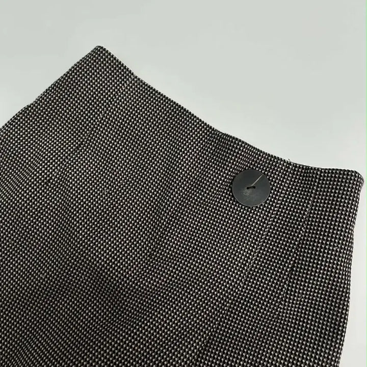 [BUNJANG] System Houndstooth Check Wrap Skirt / [64-94] 시스템 한섬 하운드투스 체크 랩 스커트