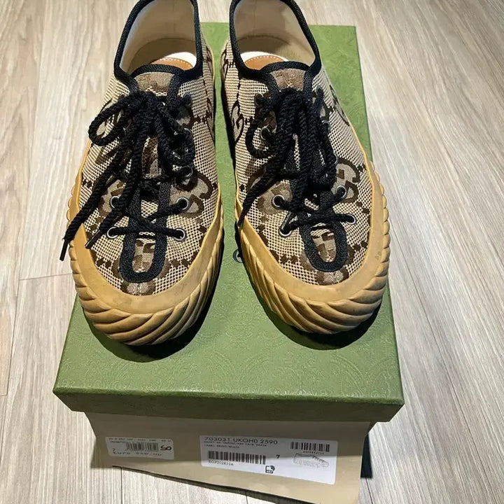 [BUNJANG] Gucci Sneakers Canvas Shoes / 구찌 스니커즈 7사이즈