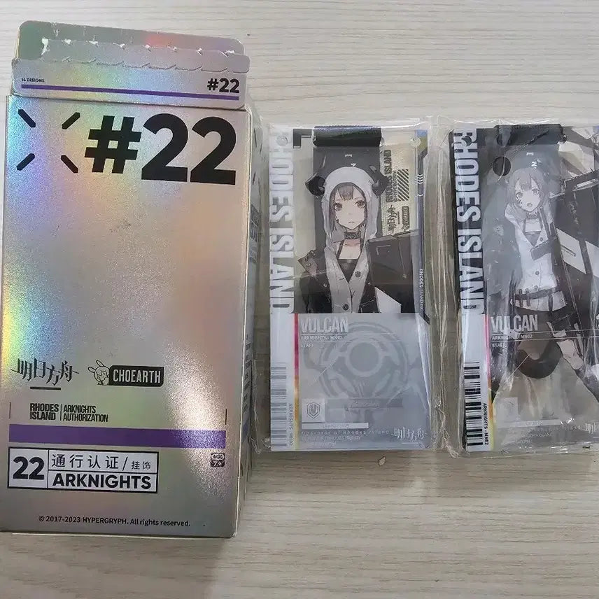 [BUNJANG] Arknights Vulcan 1, 2nd Pass Set / 명일방주 벌컨 1,2정 통행증 세트