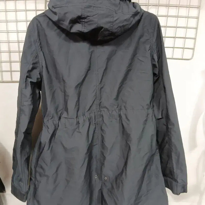 [BUNJANG] BangBang Jin Hooded Field Jacket Navy 100 / 뱅뱅진 후드 야상 점퍼 네이비100