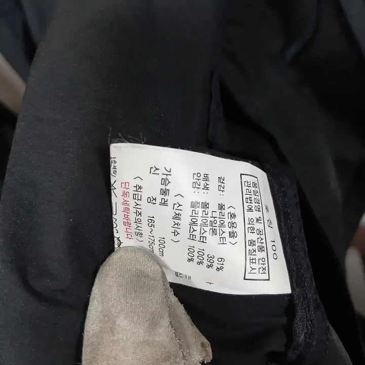 [BUNJANG] BangBang Jin Hooded Field Jacket Navy 100 / 뱅뱅진 후드 야상 점퍼 네이비100