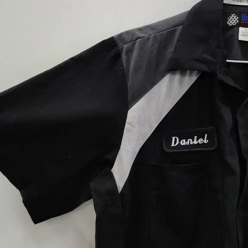 [BUNJANG] Vintage Old School Patchwork Bowling Shirt / 빈티지 올드스쿨 캐주얼 패치워크 볼링셔츠