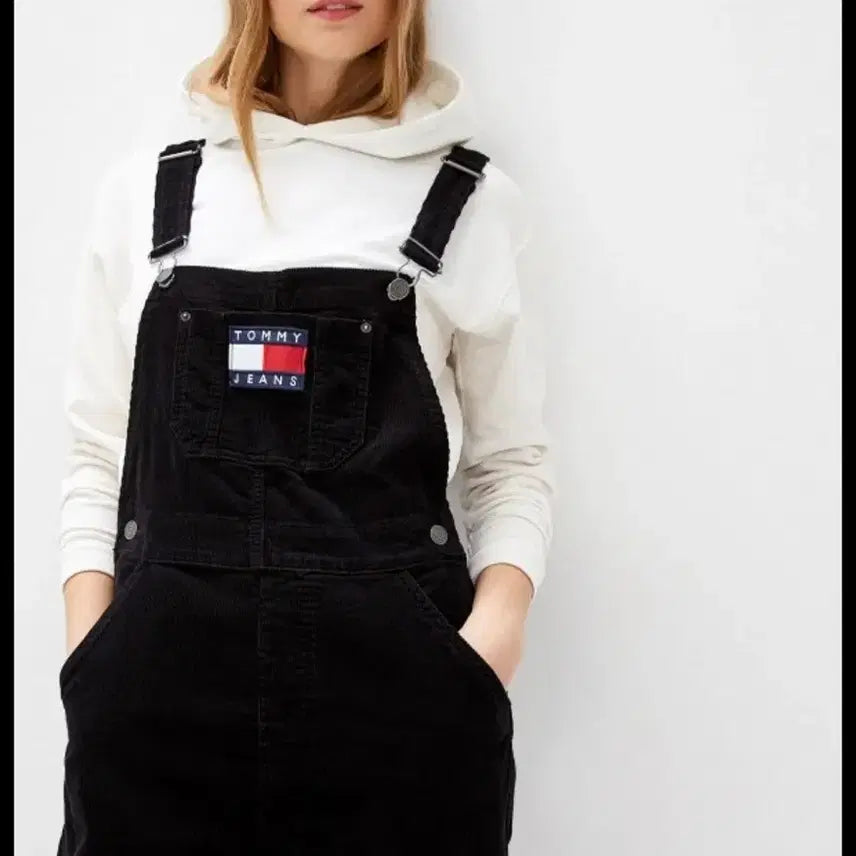 [BUNJANG] Tommy Hilfiger Corduroy Overalls L / 타미힐피거 코듀로이 멜빵바지 L