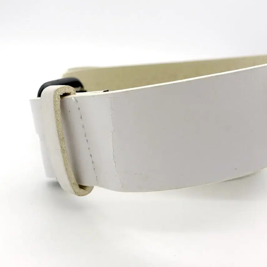 [BUNJANG] Vintage White Studded Belt / VINTAGEBELT 빈티지 스터드 화이트 벨트