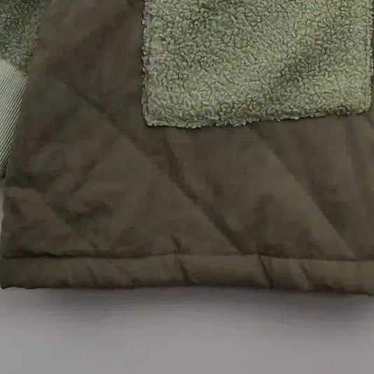 [BUNJANG] Mic Otte Color Block Fleece Lined Jacket / Mic otte 배색 보아 블루종 / 누빔 루즈핏 자켓 [L] 빈티지