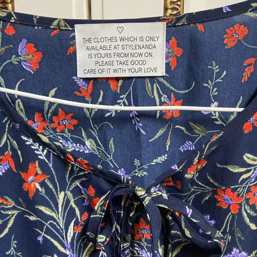 [BUNJANG] Stylenanda Floral Long Dress / 스타일난다 플라워 롱 원피스
