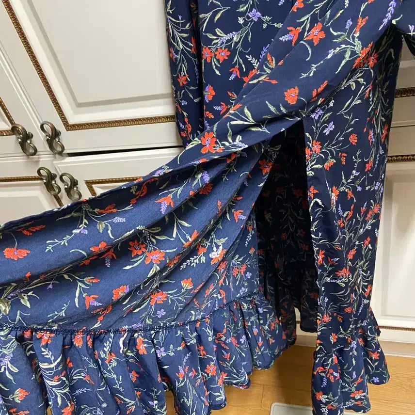 [BUNJANG] Stylenanda Floral Long Dress / 스타일난다 플라워 롱 원피스