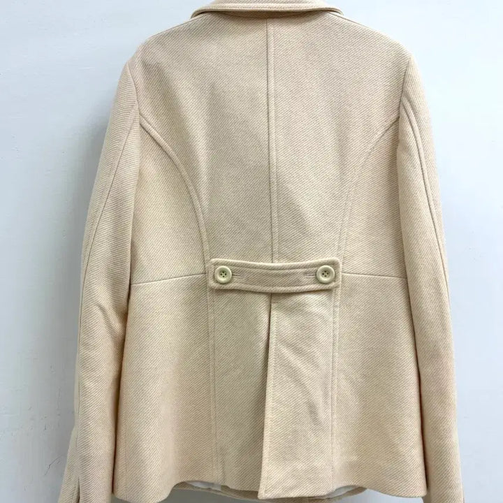 [BUNJANG] KUMIKYOKU Ivory Wool Blend Double Coat Jacket / 일본빈티지 아이보리 더블 코트 자켓 아우터