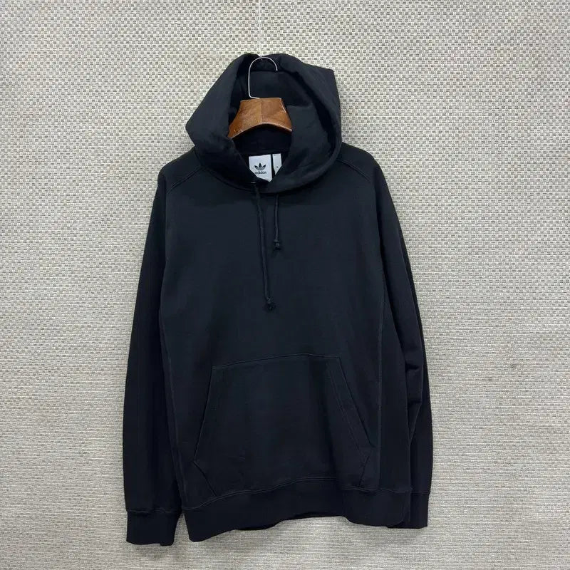 [BUNJANG] Adidas Casual Plain Hoodie M / 아디다스 캐주얼 무지 후드티 M A07164