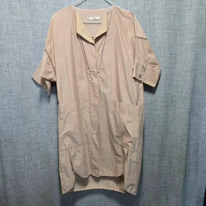 [BUNJANG] System Cotton Button-Up Dress / 시스템  단추형 코튼 원피스 80
