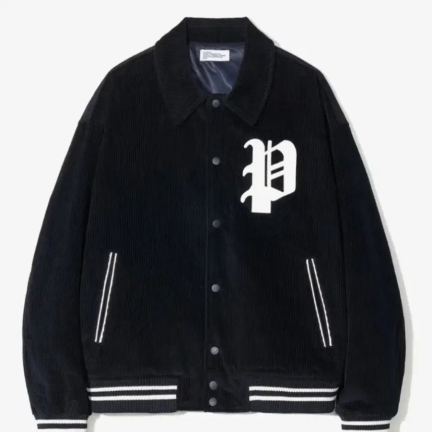 [BUNJANG] Partimento Corduroy Varsity Jacket (Navy, M) / 무신사 파르티멘토 코듀로이 바시티 자켓 네이비 m사이즈