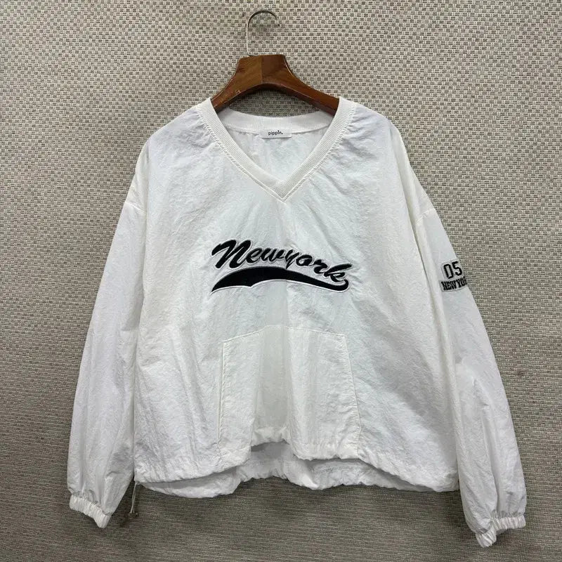 [SOLD OUT] 빈티지 바람막이 스트링 웜업 맨투맨 110 M13267