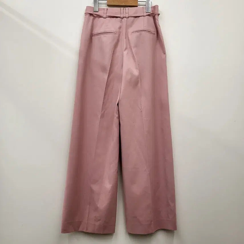 [BUNJANG] Essential Antwerp Pink Wide Pants / 에센셜 앤트워프 핑크 와이드 팬츠