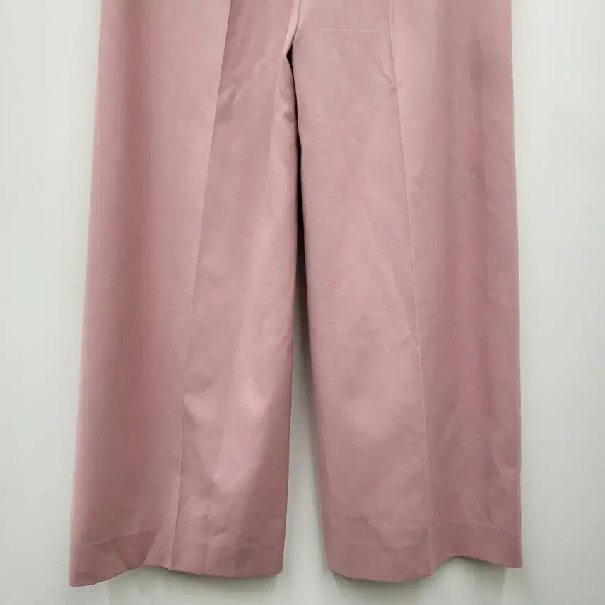 [BUNJANG] Essential Antwerp Pink Wide Pants / 에센셜 앤트워프 핑크 와이드 팬츠