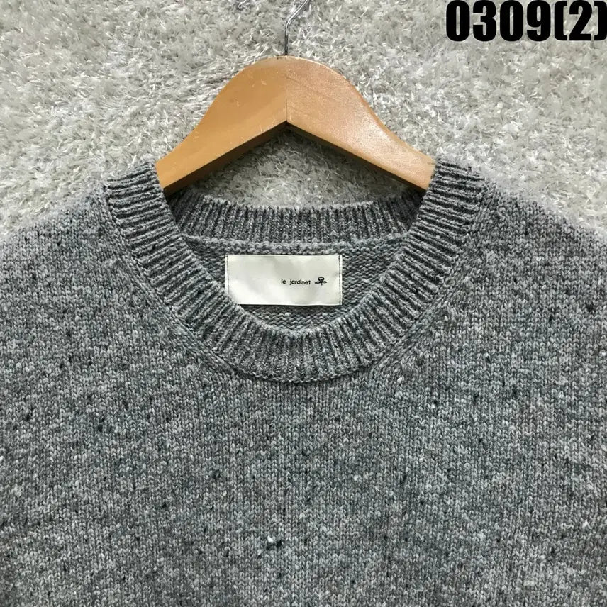 [SOLD OUT] 르 자르뎅 니트 조끼 그레이 L