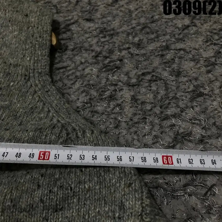 [SOLD OUT] 르 자르뎅 니트 조끼 그레이 L