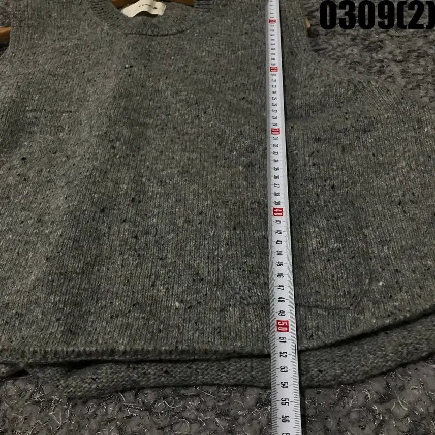 [SOLD OUT] 르 자르뎅 니트 조끼 그레이 L