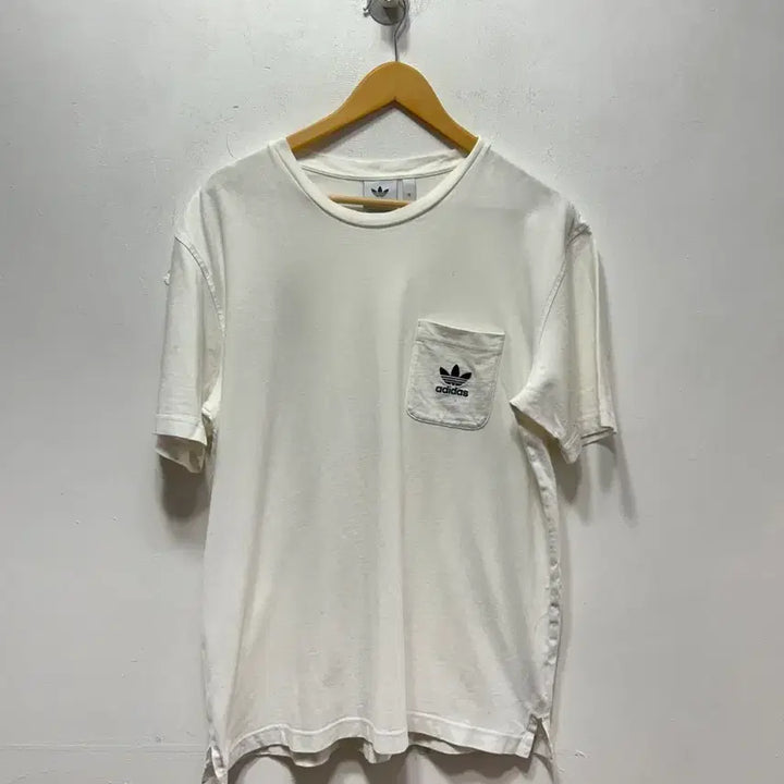 [BUNJANG] Adidas Pocket T-shirt White XL / 아디다스 포켓 반팔 티셔츠 화이트 XL