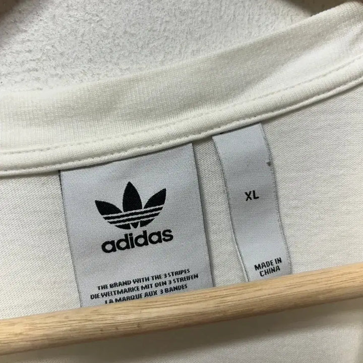 [BUNJANG] Adidas Pocket T-shirt White XL / 아디다스 포켓 반팔 티셔츠 화이트 XL