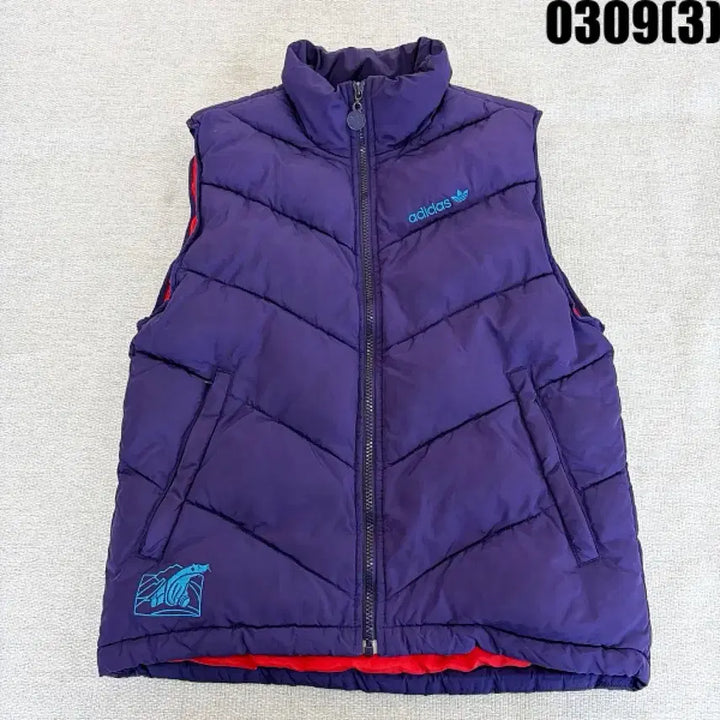 [BUNJANG] Adidas Purple Padded Vest / 85 아디다스 퍼플 패딩 조끼 베스트 0309(3)