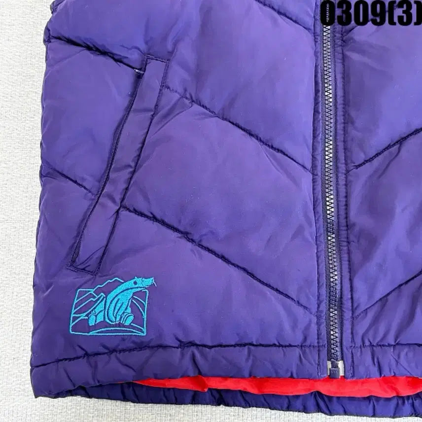 [BUNJANG] Adidas Purple Padded Vest / 85 아디다스 퍼플 패딩 조끼 베스트 0309(3)