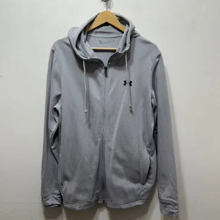 [BUNJANG] Under Armour Hooded Zip-up XL Gray / 언더아머 후드집업 XL 회색