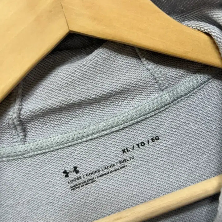 [BUNJANG] Under Armour Hooded Zip-up XL Gray / 언더아머 후드집업 XL 회색