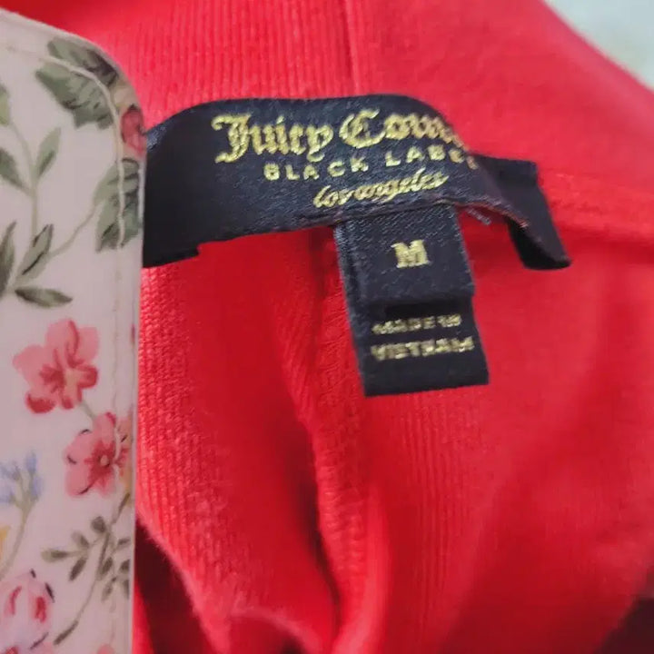 [BUNJANG] Juicy Couture Velvet Training Pants Red / 쥬시 꾸뛰르 벨벳 트레이닝 바지 레드
